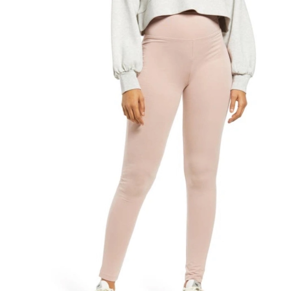 BP. High Rise Leggings In Pink Adobe Size Small